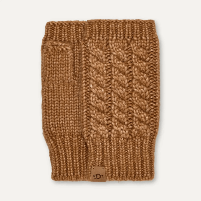 Cable Fingerless Glove