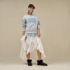 Madeline Fuzzy Logo Crewneck