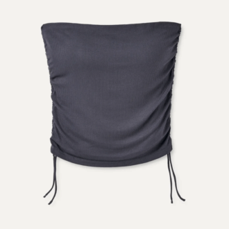 Emilia Bandeau Top Rib
