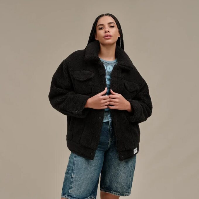 Frankie Sherpa Trucker Jacket