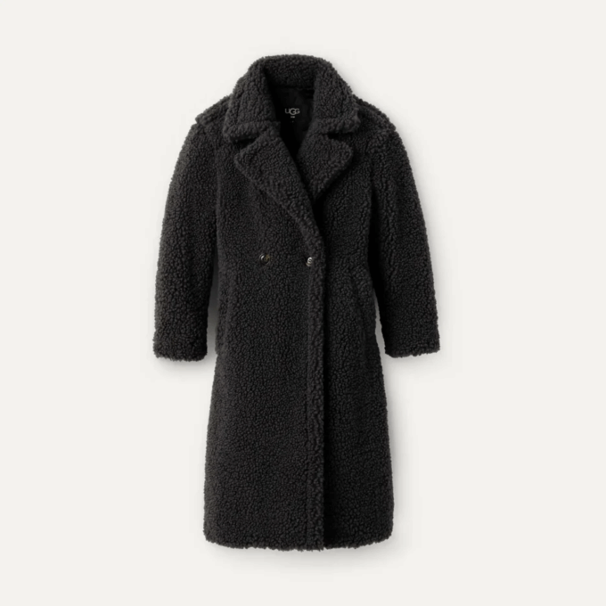 Gertrude Long Teddy Coat