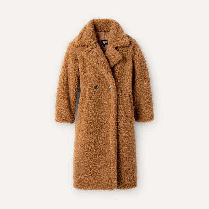 Gertrude Long Teddy Coat