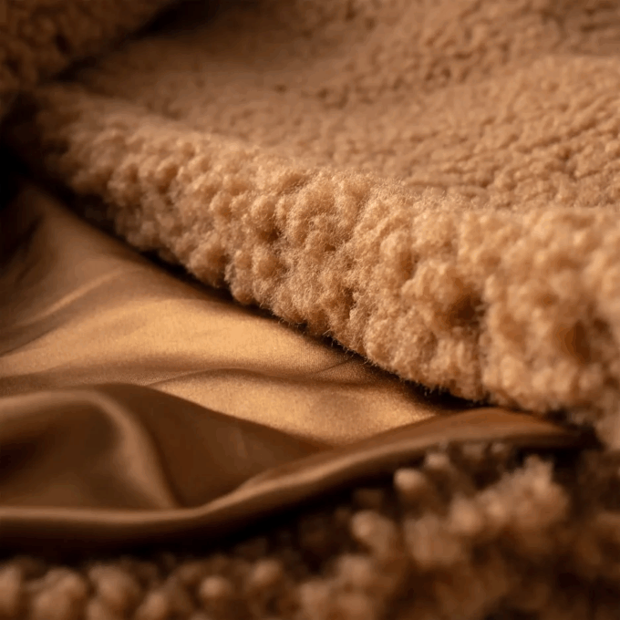 Gertrude Long Teddy Coat
