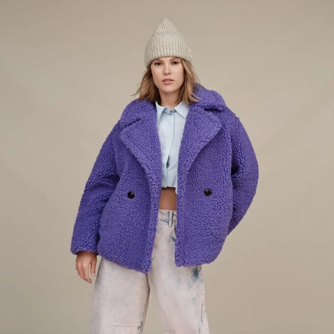 Gertrude Short Teddy Coat