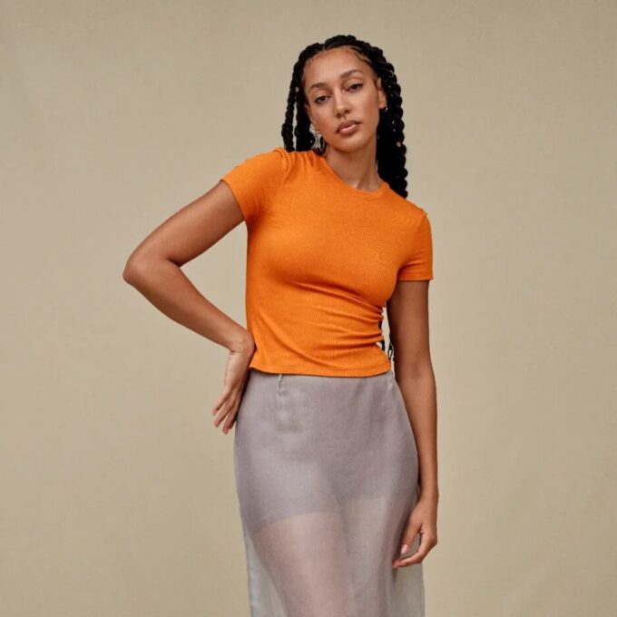 Miriam Baby Tee Rib