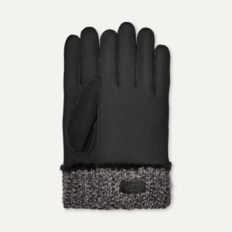 Sheepskin Knit Cuff Glove