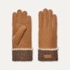Sheepskin Knit Cuff Glove