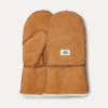 Sheepskin Mitten with Stitch